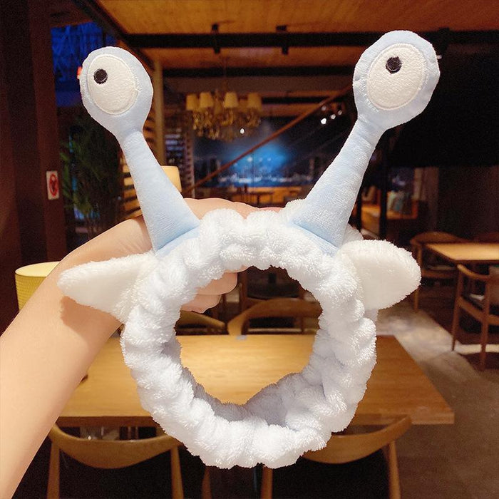 Bulk Jewelry Wholesale  Headband cute snail plush hairband JDC-HD-i028 Wholesale factory from China YIWU China