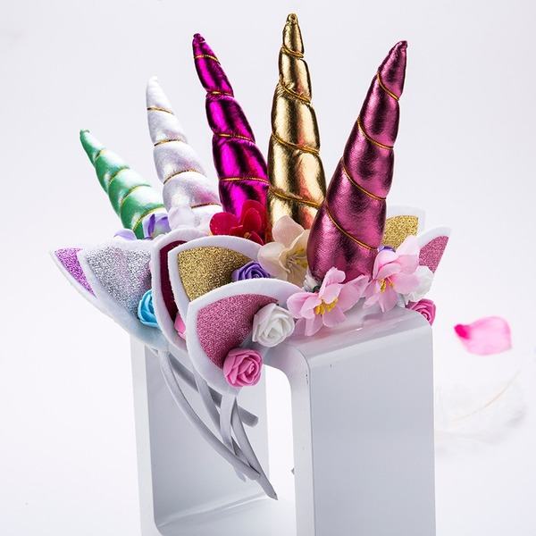 Bulk Jewelry Wholesale  Headband dream unicorn flower hairband JDC-HD-i067 Wholesale factory from China YIWU China