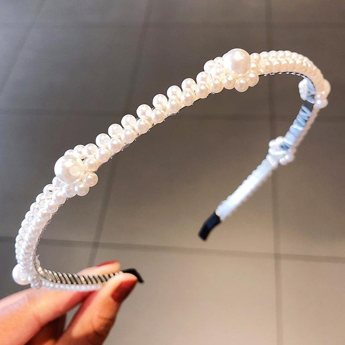 Bulk Jewelry Wholesale  Headband handmade beaded pearls JDC-HD-i057 Wholesale factory from China YIWU China