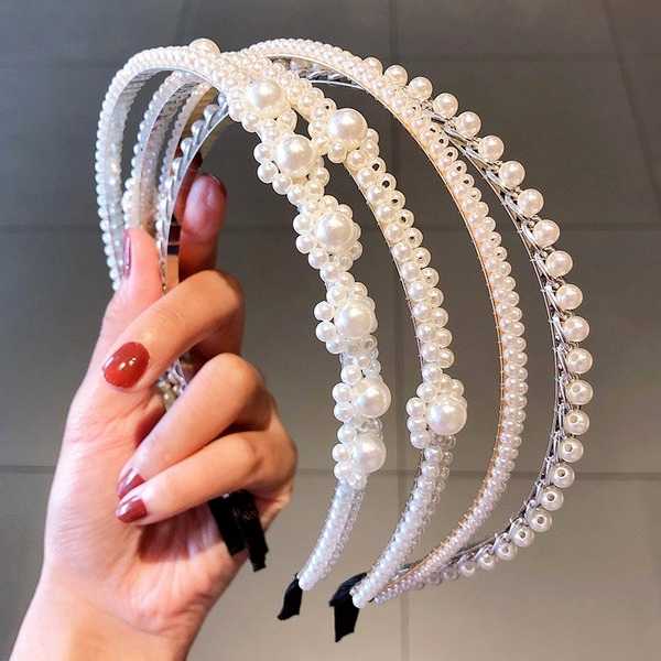 Bulk Jewelry Wholesale  Headband handmade beaded pearls JDC-HD-i057 Wholesale factory from China YIWU China