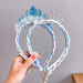 Bulk Jewelry Wholesale  Headband ice and snow Qiyuan children's wig braid bowknot gauze JDC-HS-i100 Wholesale factory from China YIWU China