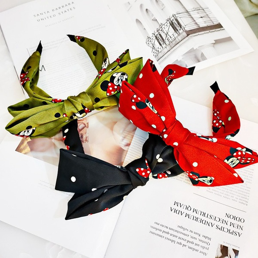 Bulk Jewelry Wholesale Headband Red Oversized double-layer bow Cloth JDC-HD-O093 Wholesale factory from China YIWU China