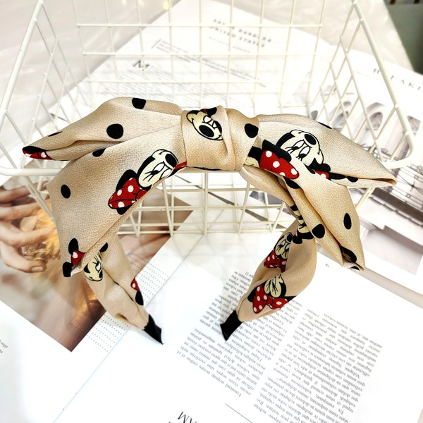 Bulk Jewelry Wholesale Headband Red Oversized double-layer bow Cloth JDC-HD-O093 Wholesale factory from China YIWU China