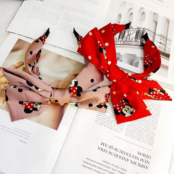 Bulk Jewelry Wholesale Headband Red Oversized double-layer bow Cloth JDC-HD-O093 Wholesale factory from China YIWU China