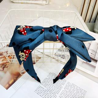 Bulk Jewelry Wholesale Headband Red Oversized double-layer bow Cloth JDC-HD-O093 Wholesale factory from China YIWU China