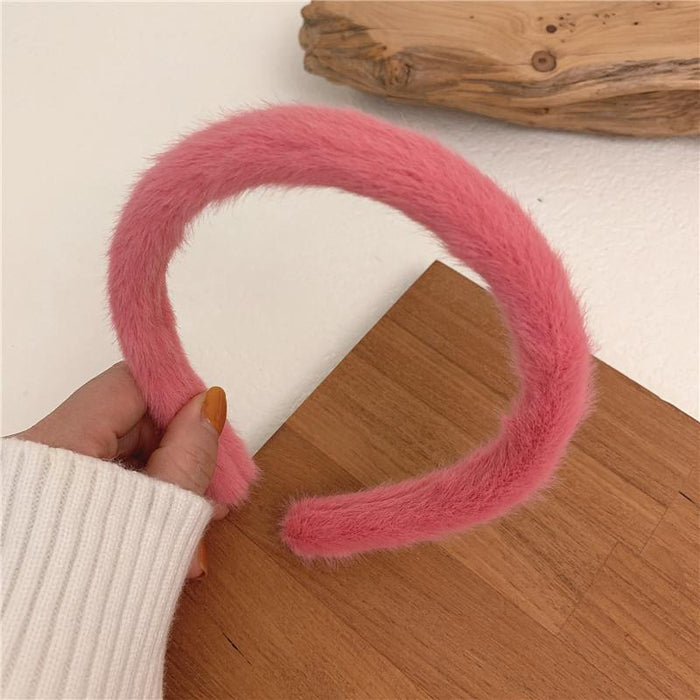 Bulk Jewelry Wholesale Headband sweet hundred imitation rabbit hair JDC-HD-bd048 Wholesale factory from China YIWU China