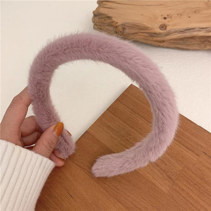 Bulk Jewelry Wholesale Headband sweet hundred imitation rabbit hair JDC-HD-bd048 Wholesale factory from China YIWU China