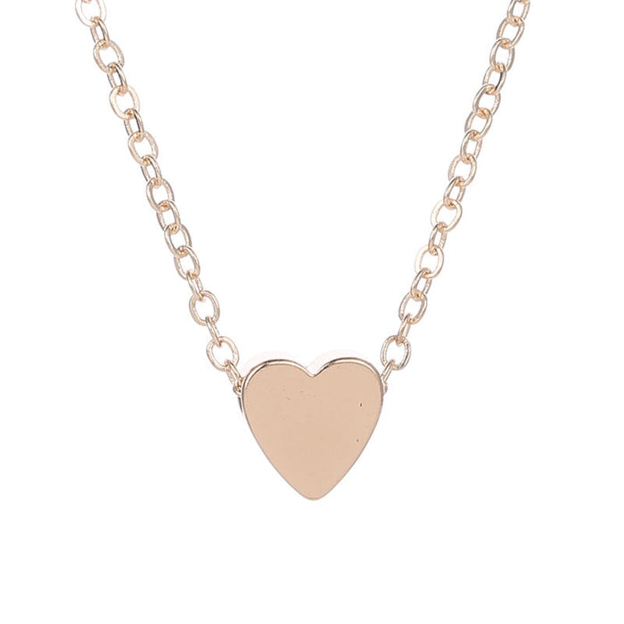 Wholesale Heart Alloy Necklace JDC-NE-A109 Necklaces 妙雅 01KCgold 11096 Wholesale Jewelry JoyasDeChina Joyas De China