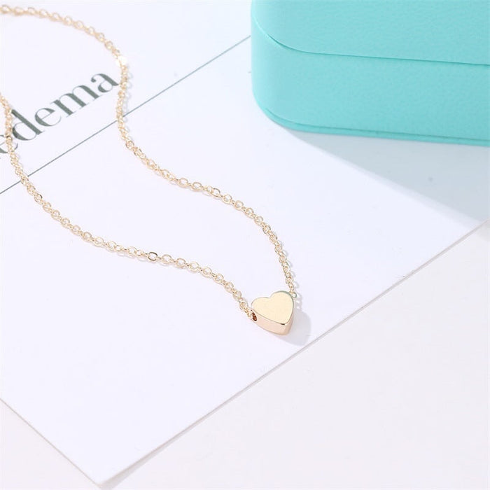 Wholesale Heart Alloy Necklace JDC-NE-A109 Necklaces 妙雅 Wholesale Jewelry JoyasDeChina Joyas De China