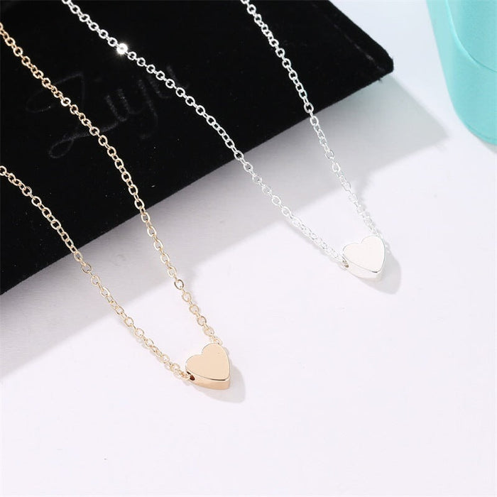 Wholesale Heart Alloy Necklace JDC-NE-A109 Necklaces 妙雅 Wholesale Jewelry JoyasDeChina Joyas De China