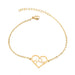 Bulk Jewelry Wholesale heart pendant love bracelet  JDC-ST-L047 Wholesale factory from China YIWU China