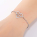 Bulk Jewelry Wholesale heart pendant love bracelet  JDC-ST-L047 Wholesale factory from China YIWU China