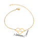 Bulk Jewelry Wholesale heart pendant love bracelet  JDC-ST-L047 Wholesale factory from China YIWU China