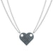 Wholesale heart shape double layer bead chain alloy necklace JDC-NE-F042 Necklaces 韩之尚 Wholesale Jewelry JoyasDeChina Joyas De China