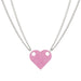 Wholesale heart shape double layer bead chain alloy necklace JDC-NE-F042 Necklaces 韩之尚 C15-01-62 Wholesale Jewelry JoyasDeChina Joyas De China