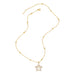 Wholesale heart shape love five-pointed star diamonds Mother's Day necklace JDC-NE-AOS008 Necklaces 翱昇 Wholesale Jewelry JoyasDeChina Joyas De China