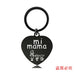 Wholesale Heart Shaped Mom Mother's Day Metal Keychain JDC-KC-GangGu012 Keychains 钢古 X00016 Wholesale Jewelry JoyasDeChina Joyas De China