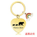 Wholesale Heart Shaped Mother's Day Metal Keychain JDC-KC-GangGu013 Keychains 钢古 CHX014 Wholesale Jewelry JoyasDeChina Joyas De China