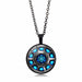 Wholesale heart time gem pendant JDC-CS-Hengx005 charms 横湘 XSWX1387-black Wholesale Jewelry JoyasDeChina Joyas De China