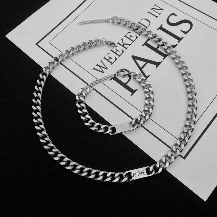 Wholesale Hip Hop Chain Titanium Steel Cuban Bracelet JDC-BT-JiuB006 Bracelet 玖柏 Wholesale Jewelry JoyasDeChina Joyas De China
