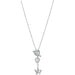 Wholesale hip hop clavicle skeleton cutout love crystal necklace JDC-NE-F038 Necklaces 韩之尚 9 Alloy Wholesale Jewelry JoyasDeChina Joyas De China