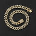 Wholesale Hip Hop Full Diamond Zinc Alloy Cuban Necklace JDC-NE-ShouS001 Necklaces 寿山 Wholesale Jewelry JoyasDeChina Joyas De China