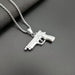 Wholesale Hip Hop Stainless Steel Gold Plated M1911 Shape Pendant JDC-CS-FY116 charms 福友 Wholesale Jewelry JoyasDeChina Joyas De China