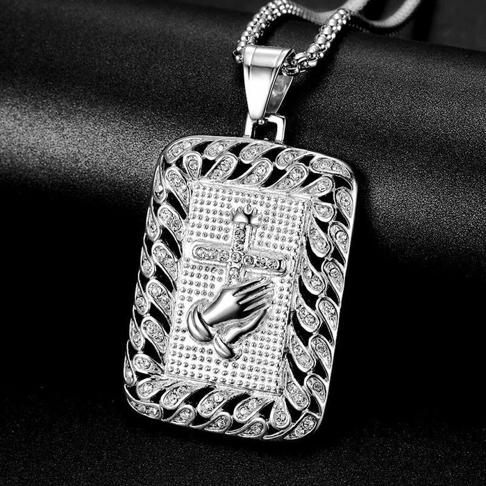 Wholesale Hip Hop Stainless Steel Gold Plated Pendant Charms JDC-CS-FY023 charms 福友 Wholesale Jewelry JoyasDeChina Joyas De China