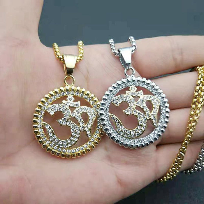 Wholesale Hip Hop Stainless Steel Gold Plated Pendant Charms JDC-CS-FY028 charms 福友 Wholesale Jewelry JoyasDeChina Joyas De China