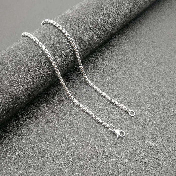 Wholesale Hip Hop Stainless Steel Gold Plated Pendant Charms JDC-CS-FY047 charms 福友 Steel color 3mmx61cm chain Wholesale Jewelry JoyasDeChina Joyas De China