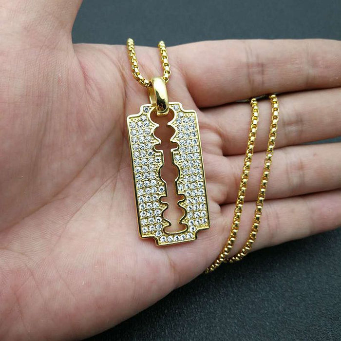 Wholesale Hip Hop Titanium Steel Gold Plated Pendant Charms JDC-CS-FY040 charms 福友 Wholesale Jewelry JoyasDeChina Joyas De China