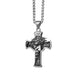 Wholesale Hip Hop Titanium Steel Jesus Cross Necklace JDC-NE-HeiP001 Necklaces 黑泡 Wholesale Jewelry JoyasDeChina Joyas De China