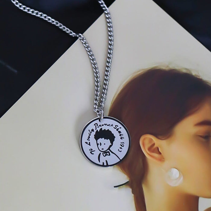 Wholesale hip hop titanium steel long money chain JDC-NE-MLQ017 Necklaces 米朗奇 1 Wholesale Jewelry JoyasDeChina Joyas De China