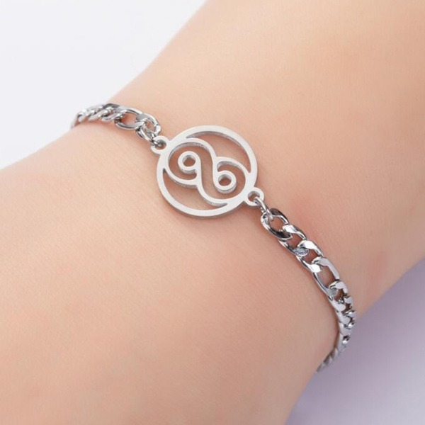 Bulk Jewelry Wholesale hollow eight-character s symbol bracelet  JDC-ST-L054 Wholesale factory from China YIWU China