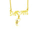 Wholesale hollow out doll stainless steel mother's Day gift Necklaces JDC-NE-Mail003 Necklaces 麦伦 GOLD Wholesale Jewelry JoyasDeChina Joyas De China