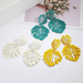 Bulk Jewelry Wholesale hollowed out large leafy beach earrings  JDC-ES-b060 Wholesale factory from China YIWU China