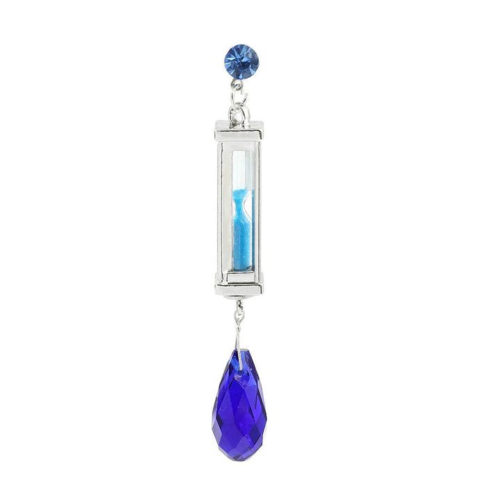 Wholesale hourglass tassel purple Sapphire Earrings JDC-ES-ZhuoX004 Earrings 卓星 Wholesale Jewelry JoyasDeChina Joyas De China