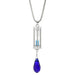 Wholesale hourglass tassel purple Sapphire Earrings JDC-ES-ZhuoX004 Earrings 卓星 Wholesale Jewelry JoyasDeChina Joyas De China