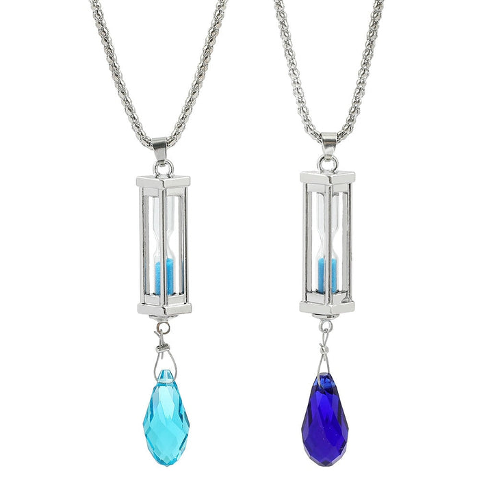 Wholesale hourglass tassel purple Sapphire Earrings JDC-ES-ZhuoX004 Earrings 卓星 set Wholesale Jewelry JoyasDeChina Joyas De China