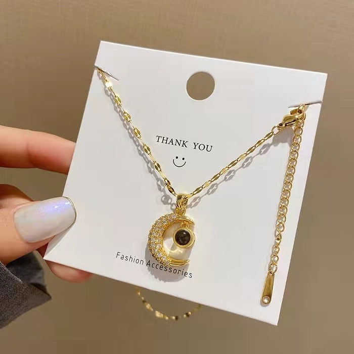 Wholesale I love you versatile titanium necklaces JDC-NE-youw001 necklaces 优旺 Wholesale Jewelry JoyasDeChina Joyas De China