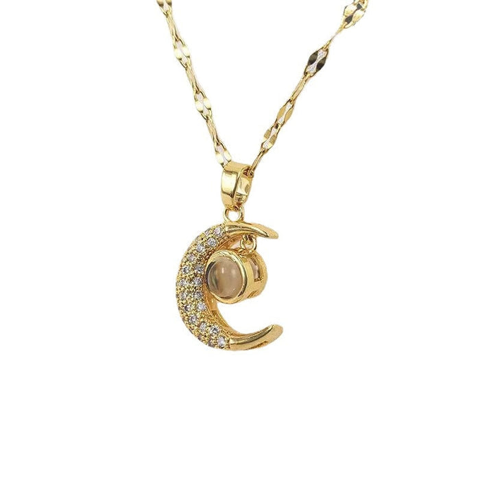Wholesale I love you versatile titanium necklaces JDC-NE-youw001 necklaces 优旺 Wholesale Jewelry JoyasDeChina Joyas De China