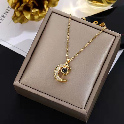 Wholesale I love you versatile titanium necklaces JDC-NE-youw001 necklaces 优旺 Wholesale Jewelry JoyasDeChina Joyas De China