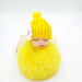 Wholesale Imitation Hair Alloy Hair Ball Keychain JDC-KC-QiShi003 Keychains 奇释 yellow 8cm Wholesale Jewelry JoyasDeChina Joyas De China