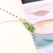 Wholesale Imitation Hetian Jade Zircon Alloy Necklace JDC-NE-XingL021 Necklaces 星銮 Wholesale Jewelry JoyasDeChina Joyas De China