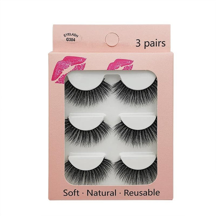 Wholesale imitation mink false eyelashes JDC-EY-LanJL001 Eyelashes 蓝睛琳 G304 Wholesale Jewelry JoyasDeChina Joyas De China