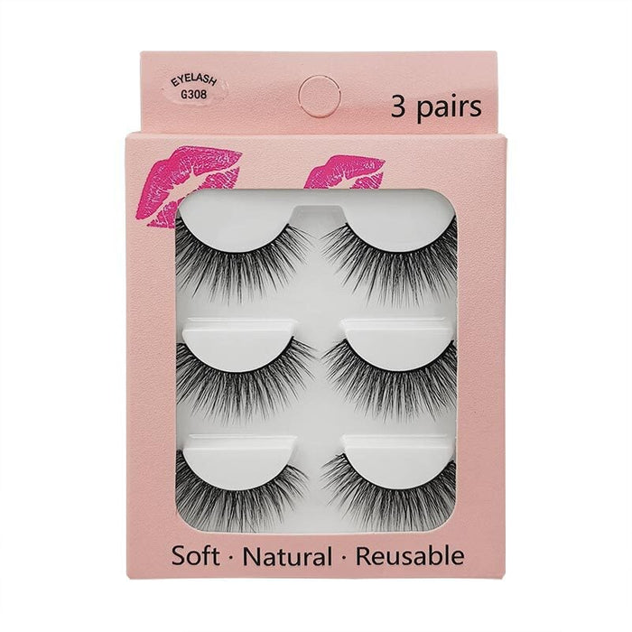 Wholesale imitation mink false eyelashes JDC-EY-LanJL001 Eyelashes 蓝睛琳 G308 Wholesale Jewelry JoyasDeChina Joyas De China