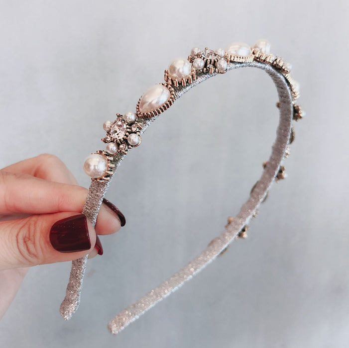 Wholesale Imitation Pearl Headband JDC-HD-GSXP001 Headband 宏鑫 Wholesale Jewelry JoyasDeChina Joyas De China