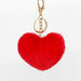 Wholesale imitation rabbit hair love key chain MOQ ≥ 10 JDC-KC-YZ009 Keychains 永泽 3 minimum 10 pieces for wholesale 10cm Wholesale Jewelry JoyasDeChina Joyas De China