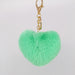 Wholesale imitation rabbit hair love key chain MOQ ≥ 10 JDC-KC-YZ009 Keychains 永泽 8 minimum 10 pieces for wholesale 10cm Wholesale Jewelry JoyasDeChina Joyas De China