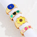 Wholesale inlaid rhinestone heart drip ring 6 piece set JDC-RS-F082 Rings 韩之尚 54486 / Wholesale Jewelry JoyasDeChina Joyas De China